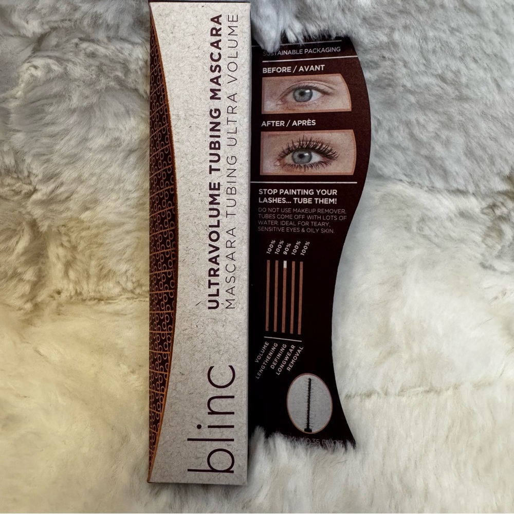 blinc Ultravolume Tubing Mascara Black Smudge Proof Great for Sensitive Eyes NWT